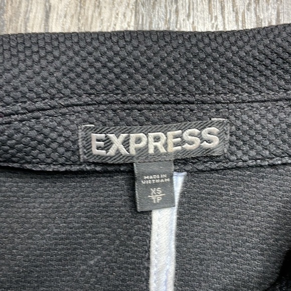 Express Textured Asymmetrical Zipped Moto Jacket, size xs - Picture 2 of 12